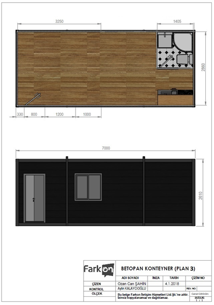 BETOPAN KONTEYNER (PLAN 3)